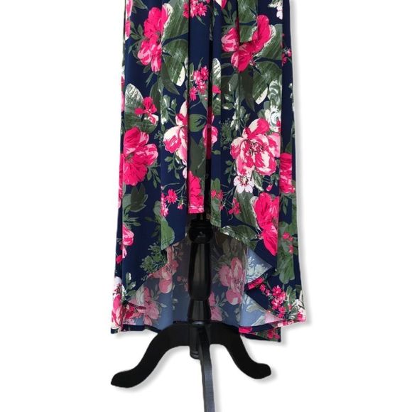 Kiki LaRue Dealmaker Dress in Navy/Fuchsia Floral NWT size Small - Picture 6 of 13